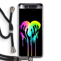 Hold My Heart: Samsung Galaxy A80 Transparant Hoesje met koord