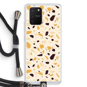 Terrazzo N°13: Samsung Galaxy S10 Lite Transparant Hoesje met koord