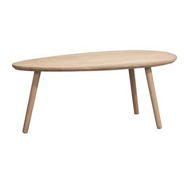 Salontafel Arvin - naturelkleur - 50x100x40 cm - Leen Bakker