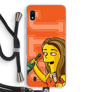 Jamie Lee Simpson: Samsung Galaxy A10 Transparant Hoesje met koord
