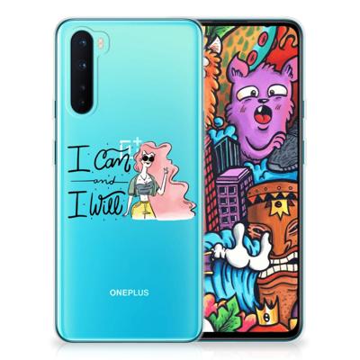 OnePlus Nord Telefoonhoesje met Naam i Can