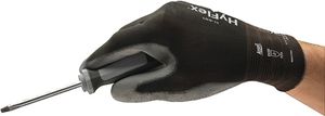 Ansell Handschoen | maat 10 zwart/grijs | EN 388 PSA-categorie II | nylon m. polyurethaan | 12 paar - 11-601-10 11-601-10