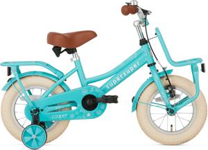 Supersuper Cooper 12 Inch 22 cm Meisjes Terugtraprem Turquoise