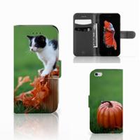 Apple iPhone 6 | 6s | Telefoonhoesje | Met pasjeshouder | Kitten
