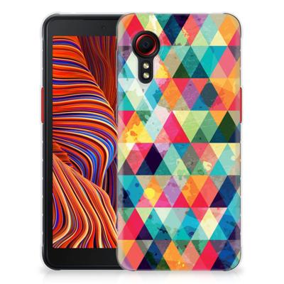 Samsung Galaxy Xcover 5 | TPU bumper | Geruit