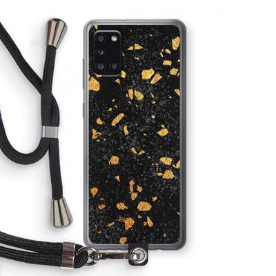 Terrazzo N°7: Samsung Galaxy A31 Transparant Hoesje met koord