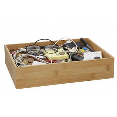 Gerimport Lade organizer - bamboe hout - 32 x 24 x 7 cm - bakje - kast organizer Gerimport Lade organizer - bamboe hout - 32 x 24 x 7 cm - bakje - kast organizer
