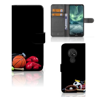 Nokia 7.2 | Nokia 6.2 | Wallet Case | met Pasjes | Sports