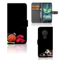 Nokia 7.2 | Nokia 6.2 | Wallet Case | met Pasjes | Sports Nokia 7.2 | Nokia 6.2 | Wallet Case | met Pasjes | Sports