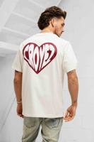 Croyez Puffed Heart T-Shirt Heren Wit - Maat M - Kleur: Wit | Soccerfanshop