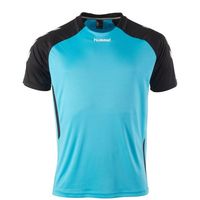 Hummel 110004 Aarhus Shirt - Aqua Blue-Black - L