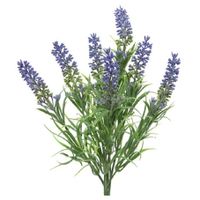 Lavandula/lavendel kunstplant 34 cm bosje - thumbnail