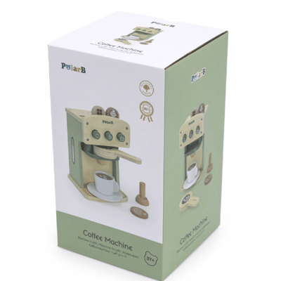 Oku Polar b koffie machine van hout