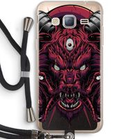 Hell Hound and Serpents: Samsung Galaxy J3 (2016) Transparant Hoesje met koord