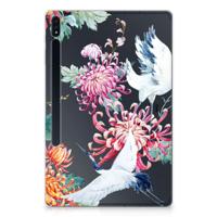 Samsung Galaxy Tab S7 Plus | S8 Plus Back Case Bird Flowers