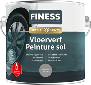 finess vloerverf rood 2.5 ltr