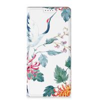 Samsung Galaxy A35 Hoesje maken Bird Flowers