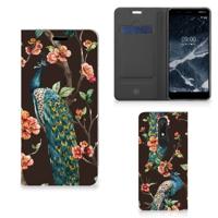 Nokia 5.1 (2018) | Hoesje maken | Pauw met Bloemen