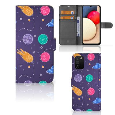 Samsung Galaxy A03s | Wallet Case | met Pasjes | Space