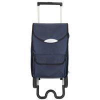Secc Boodschappenkar / Trolley Donkerblauw