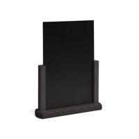 Krijt-tafelstandaard -groot- A4 zwart