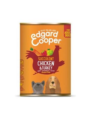 Edgard & Cooper Edgard&Cooper Hond Adult Blik Kip 400g