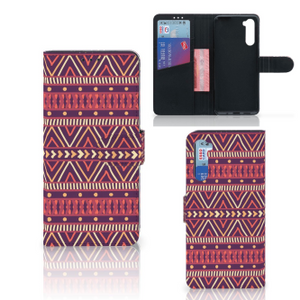 OnePlus Nord Telefoon Hoesje Aztec Paars