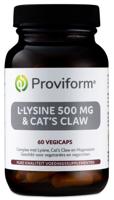 Proviform L-Lysine 500mg & Cat's Claw Vegicaps