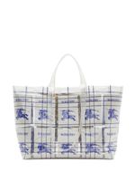 Burberry EKD logo-tag transparent tote bag - Blanc - thumbnail