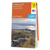 Wandelkaart - Topografische kaart OL37 OS Explorer Map Cowal East | Ordnance Survey - thumbnail