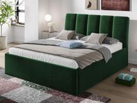 Tweepersoonsbed SENAYO 160x200 cm groen - thumbnail