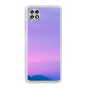 Sunset pastel: Samsung Galaxy A22 4G Transparant Hoesje