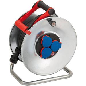 Brennenstuhl 25m H07RN-F 3G2,5 power uitbreiding 3 AC-uitgang(en) Zwart, Blauw, Rood, Zilver