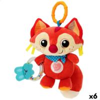 Zacht ratelspeeltje Winfun Fox 13,5 x 26,5 x 7,5 cm (6 Stuks)