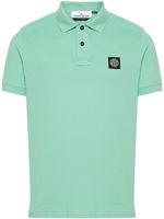 Stone Island polo à patch Compass - Vert