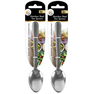 DID Theelepels - 12x - 15 cm - roestvrijstaal - dessertlepels