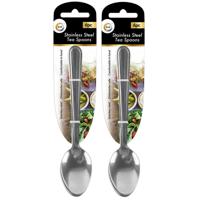DID Theelepels - 12x - 15 cm - roestvrijstaal - dessertlepels