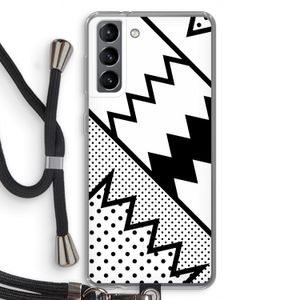 Pop Art #5: Samsung Galaxy S21 Transparant Hoesje met koord