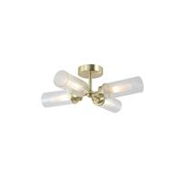 Searchlight 4-lichts plafondlampImperial goud - 29984SB