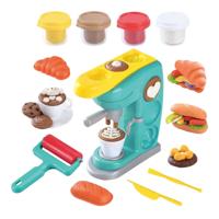 Playgo koffiezetapparaat kleiset - 4 kleipotjes