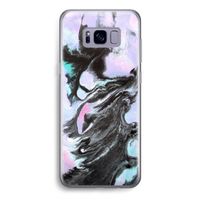 Pastel zwart: Samsung Galaxy S8 Transparant Hoesje