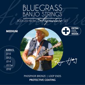 Ortega BJRH-5 Medium Tension String Set snaren voor vijfsnarige banjo