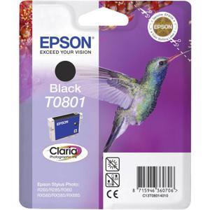 Epson Hummingbird Singlepack Black T0801 Claria Photographic Ink