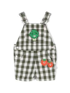 Stella McCartney Kids salopette à carreaux - Blanc