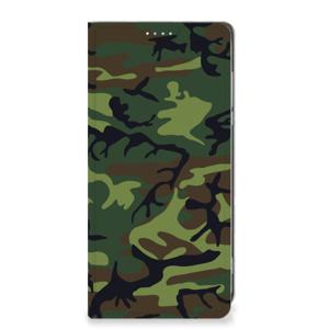 Motorola Moto G84 Hoesje met Magneet Army Dark