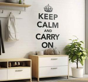 Sticker decoratie keep calm