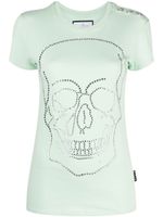 Philipp Plein t-shirt à ornements en cristal - Vert - thumbnail