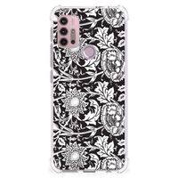 Motorola Moto G30 | G20 | G10 Case Black Flowers - thumbnail