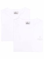 Vivienne Westwood lot de deux t-shirts Orb à logo imprimé - Blanc