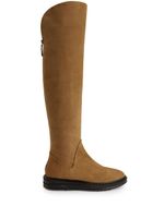 Giuseppe Zanotti bottes Malakhie en daim - Marron